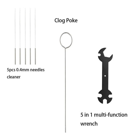 All In One 3D Printer Tool Kit For A1 And A1 Mini Pro Grade Maintenance Set with clog poke and multi-function wrench