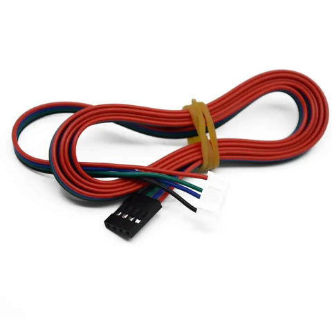 Red cable with connector for Nema 17 Stepper Motor For Titan Extruder Plug And Play 3D Printer 42 By 42 By 23mm Body 1.8 Degree Step Angle