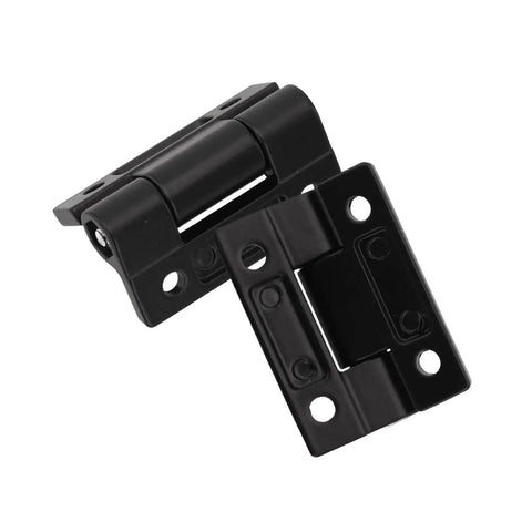 Ball Bearing Door Hinges Heavy Duty 2 Pack Adjustable Torque Damping Hinge With Free Stop Positioning For Indoor Outdoor Doors Black Finish