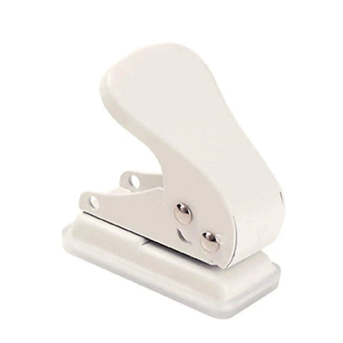 Quarter-Inch Single Hole Puncher, 6mm Round Hole, 10 Sheets Capacity, Portable Paper Punch for Card Making, Scrapbooking, Metal Tool