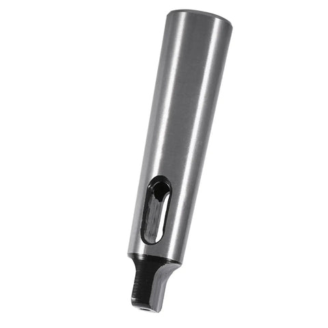 Metal Morse taper drill sleeve adapter MT1 to MT2, cylindrical chuck sleeve with side slot