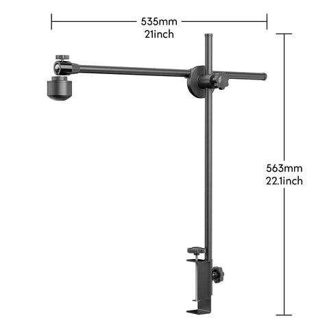 Advanced Wide Angle LightBurn Camera Kit For Laser Engravers With 5MP HD Auto Positioning Video Recording Multi Task Engraving And Job Preview For A Large 740x560 Mm Engraving Area mounted on adjustable arm