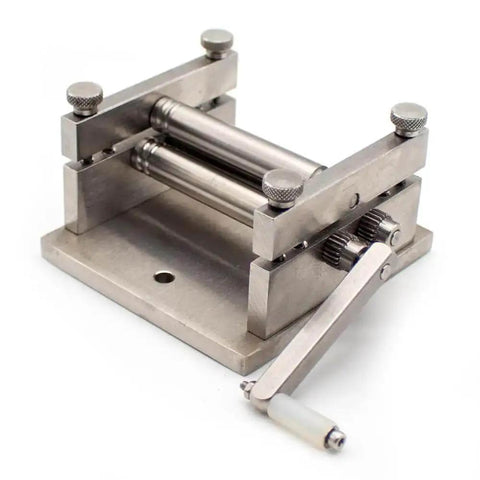 DIY Manual Plate Rolling Machine Handy Mini Bending Tool For Soft Metal Sheets And Tubes, stainless steel frame
