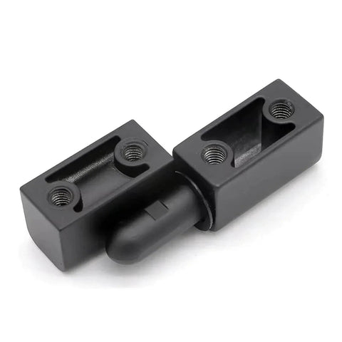 Inline Lift-Off Hinge Detachable Release Hinge One-Piece Zinc Die-Casting Black Powder Coated Finish M2.5x10 for Cabinets and DIY Projects