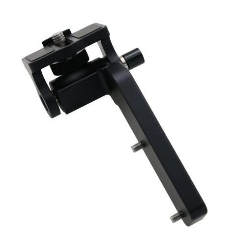 Side view of aluminum Monitor Bracket Mount For SmallHD Vaxis Onboard Monitor And Tilta Nucleus M Focus Motor Hand Unit