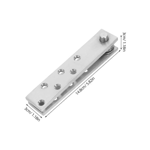 360 Degree Hidden Door Pivot Hinge System For Bookcases And Secret Doors Heavy Duty Stainless Steel Concealed Hinges side view