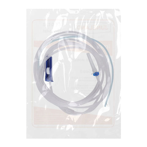 Dental implant irrigation tubing; clear disposable tubing with blue connector for W&H, sterile packaged