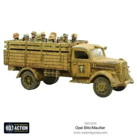 Opel Blitz Maultier WWII Truck 1 56 Scale Tabletop Miniatures Set Plastic Paintable 28mm WWII Soldier Figures Unpainted Minis