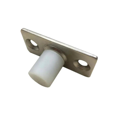 Two Piece Sliding Barn Door Roller Guide With Nylon Guide Wheels Floor Rail Roller System Heavy Duty Metal Hardware for Home Doors