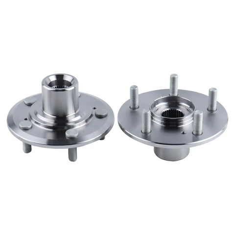 Front Wheel Hub Bearing Kit Set 2 Pack For 2007 2010 Acura RDX And 2007 2011 Honda CRV 5 Lug BR930583K in silver finish