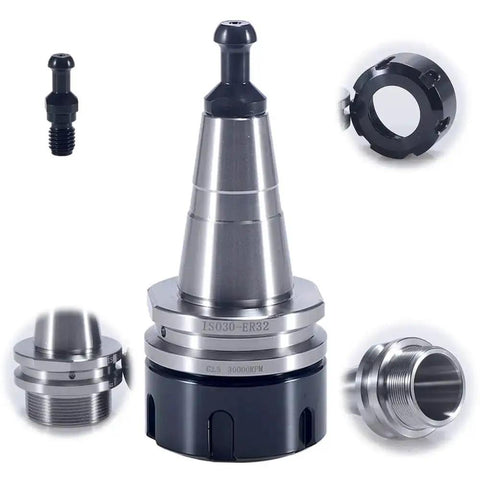 High Speed ISO30 ER32 45L Balance Collet Chuck for CNC Tool Holder G2.5 30000RPM, Precision and Durable with tool holder parts