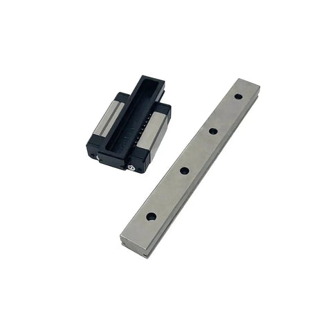 Miniature Linear Rail Kit with MGN9C Carriage for 3D Printers and CNC Machines, 100mm to 1000mm rails, aluminum material.
