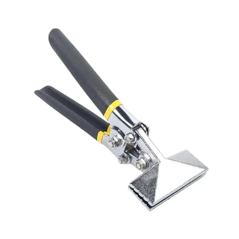 Sheet Metal Bending Pliers Set, Two Pack Three And A Quarter Inch Hand Tools For Metal Forming, nickel plated steel, ergonomic grips