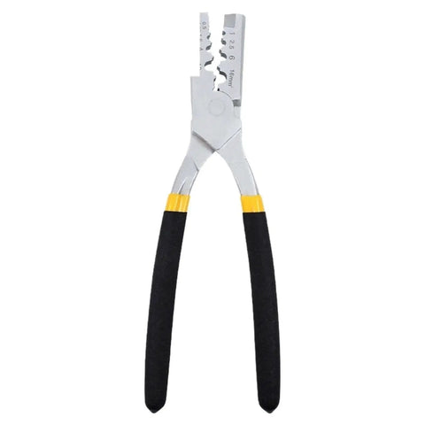 Compact Copper Tube Crimping Pliers Manual Crimp Tool 0.5 To 16 GT Range with high carbon steel blades, ideal for plumbing jobs