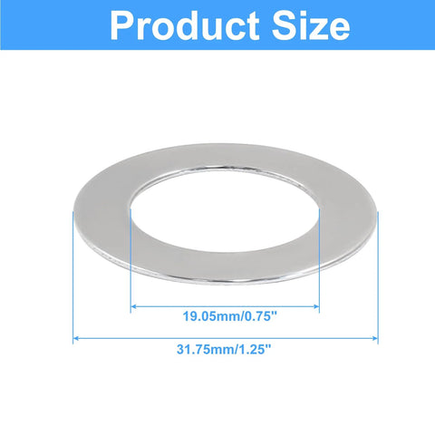Thrust needle roller bearing with washers, NTA1220, Amazon brand, 1.25 in OD, 0.75 in ID
