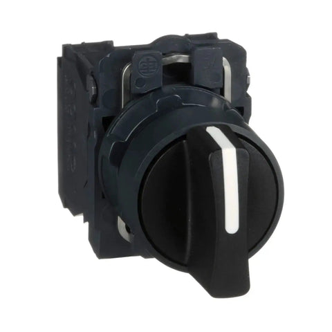 Harmony XB5 Selector Switch For Industrial Machinery With Plastic Bezel, 3 Positions Stay Put Operation, side view