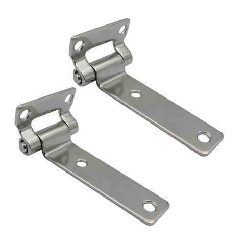 2 Pack Heavy Duty Erosion Resistant Steel Hinges Ultra High Load Capacity For Furniture Shipping Containers Industrial Doors And Harsh Outdoor Use Made From Premium 304 Stainless Steel For Marine Environments Freight Trucks And Outdoor Applications