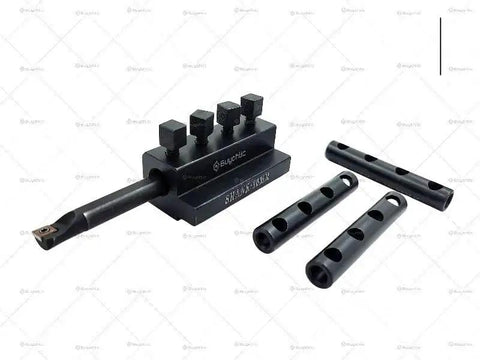 Interchangeable Sleeves Boring Bar Holder For CNC And Lathe Machines with 10 by 12mm bar capacity, locking alignment sleeves