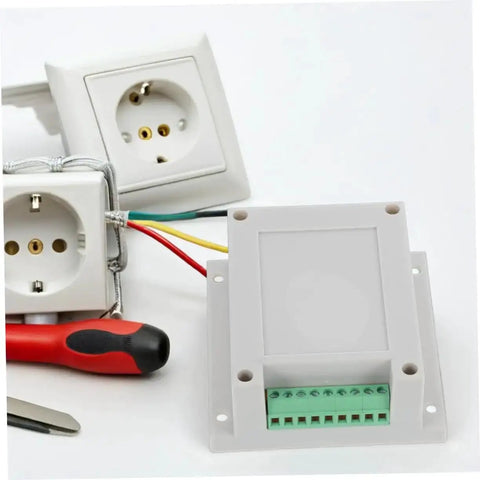 Tough Yet Compact Weatherproof Junction Box For Industrial Use With Easy Install ABS Plastic Power Supply Enclosure