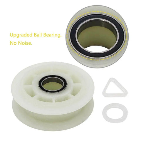 Dryer Idler Pulley Wheel Kit 2-Pack Replacement for 279640 2958 279640VP 3388672 697692 AP3094197 W10468057 shown with parts