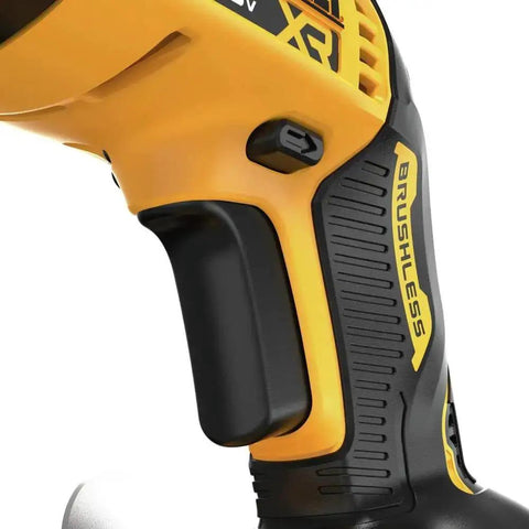 Close-up of 20V Max Brushless Drywall Screw Gun Tool Only DCF630B with variable speed and ergonomic handle design