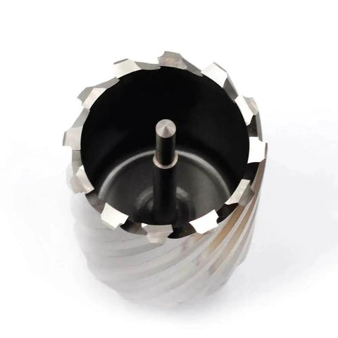 Annular Cutter Set Three Quarter Inch Weldon Shank With Pilot Pin for Magnetic Drill Press Slugger Bits Two Flat HSS Kit