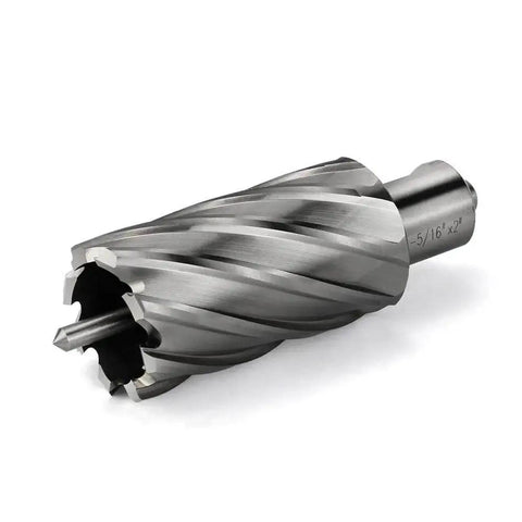 Annular Cutter Kit For Magnetic Drill Press With 1 5/16 Inch Cutting Diameter And 3/4 Inch Weldon Shank HSS Slugger Bits For Heavy Duty Metal Milling Magnetic Drills JESTUOUS.