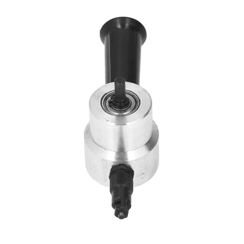 Portable Electric Metal Nibbler Dual Head Tool For Steel Aluminum Copper And Iron Sheets Heavy Duty Cutouts for DIYers front view