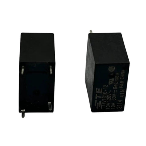 Four Pack General Purpose Relay Set 12V DC 10A SPST 4 Pin High Power Relay for DIY Projects Automotive and Home Automation