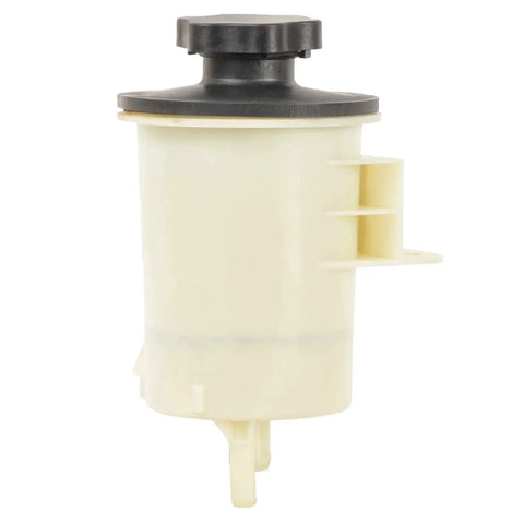 Side view of Power Steering Pump With Pulley Reservoir Replacement For Ford Expedition 2003 2006 F150 2004 2008 And Lincoln Mark LT 2006 2008 Durable High Quality Part For Smooth Steering And Easy Install