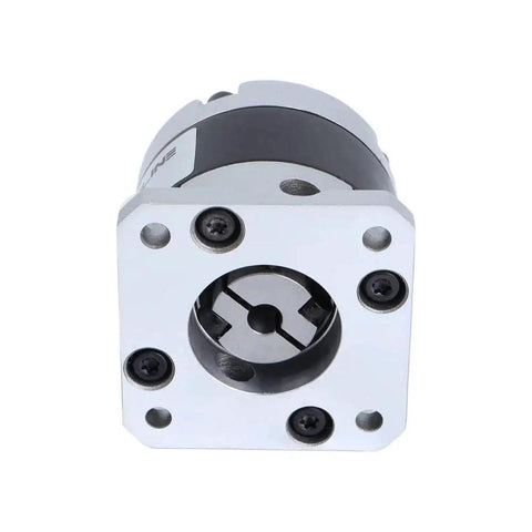 Front view of Planetary Gearbox For Nema 17 Stepper Motors With 10 To 1 Gear Ratio And 30 Arc Minute Backlash, showing mounting holes.
