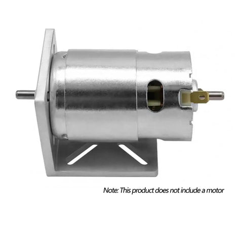 Heavy Duty L Shaped DC Motor Mounting Bracket Made From Thick Aluminum Alloy, Universal Motor Bracket for 750 755 775 799 859 997