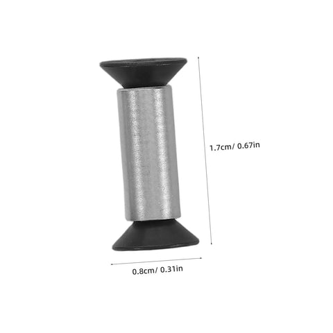 Side view of a rivet from a 4 Piece Knife Handle Rivet Set For Easy Knife Repair And Installation, showing size dimensions.