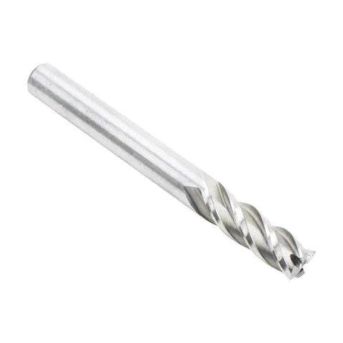 Pro Grade One Quarter Inch HSS Four Flute End Mills For Wood Aluminum And Steel Pack Of Two CNC Milling Bits with straight shank