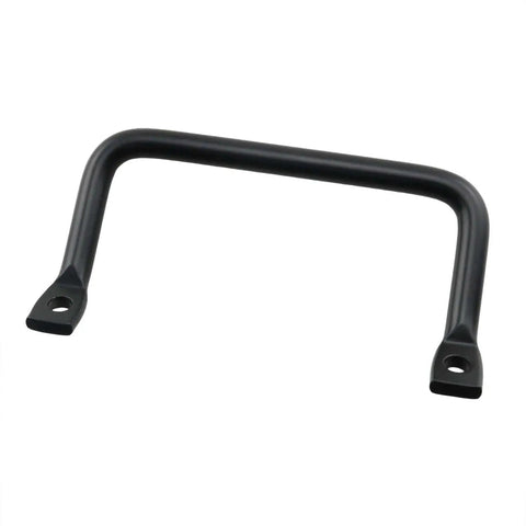 Industrial Round Bar Carry Handle Set, 2 Pieces, 100mm, Carbon Steel With Black Coating, Flat Head Tilt Puller, Heavy Duty Equipment Handle