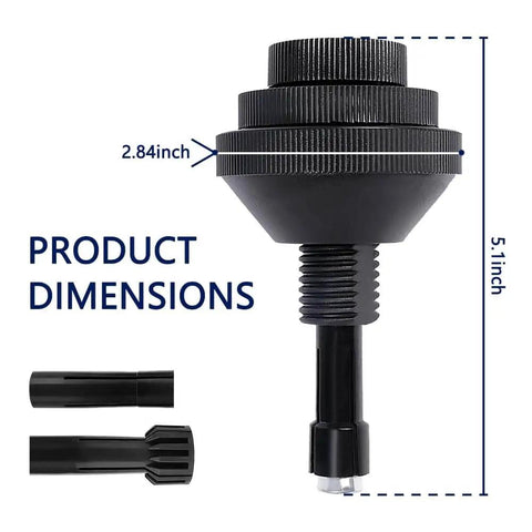 Must Have Clutch Alignment Tool Kit For Most Cars And Light Trucks Universal Single Disc Alignment Plates dimensions shown