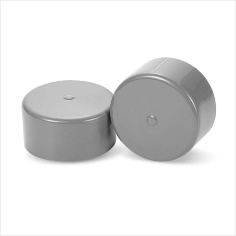 Gray 2 Pack Trailer Dust Covers 1.98 in Rubber Wheel Protectors for Cars Trailers Trucks RVs Universal Replacement Seal