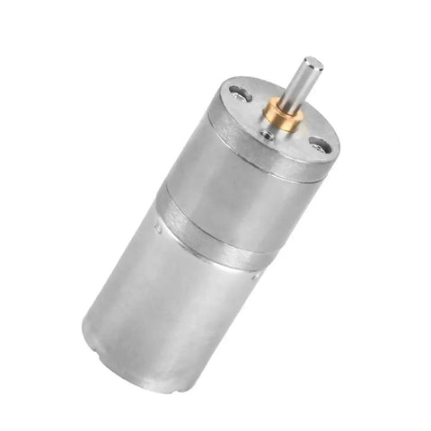 12V DC Gear Motor With Encoder 60RPM 25mm Diameter Precision Metal Gearbox Low Noise High Torque For Electronic Locks DIY Projects