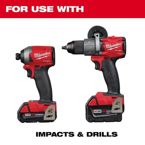 Shockwave Impact Duty 10 Piece Carbide Hammer Drill Bit Set For Concrete Block And Brick With One Quarter Inch Hex Shank 4X Faster Drilling Dynamic Cutting Edges Longer Life Milwaukee compatible with impacts and drills shown