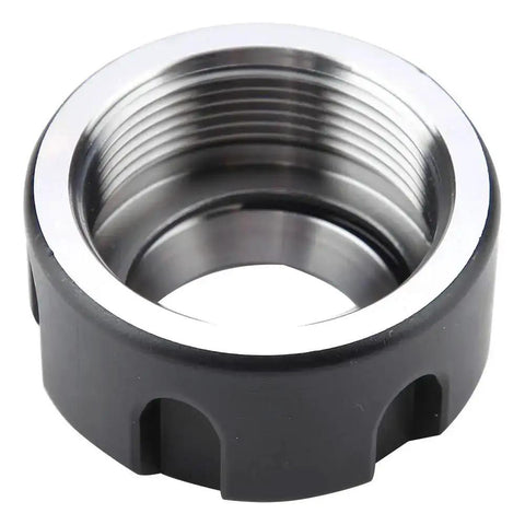 Collet Clamping Nut For Lathe Tools, Metal Chuck Holder, Black Finish, 42CrMo Steel, Precision M32 Collets, Durable and Stable