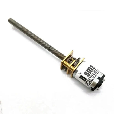 All Metal Gears DC Gear Motor With M4 Threaded Shaft 55mm For N20 Micro Gearbox Projects BRINGSMART 3V 6V 12V