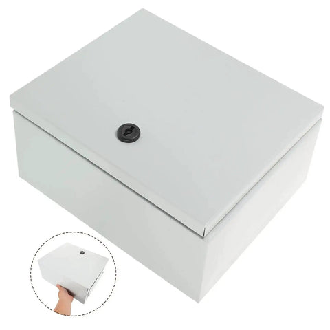 Outdoor Metal Electrical Enclosure Box Weatherproof Junction Box With Safety Lock UV Resistant Wall Mounted Power Distribution Control Panel