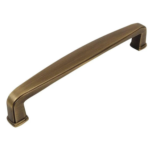 10 Pack Brushed Antique Brass Cabinet Hardware Handle Pull Set With 5 Inch Hole Centers 128mm Modern Design For Kitchen And Bath