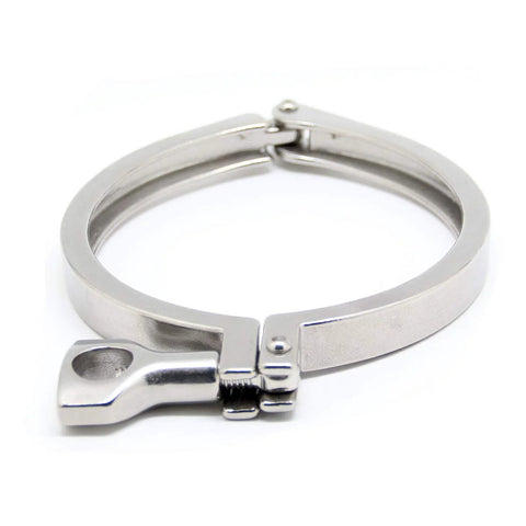 QiiMii 4-inch tri-clamp with wing nut, single-pin ferrule TC clamp, 304 stainless steel