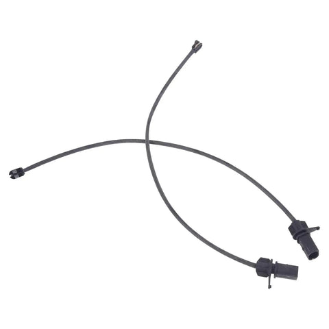 Front brake pad wear sensor cables, 2-pack, black, with plastic connectors, for Audi Q7/S5/A6 quattro