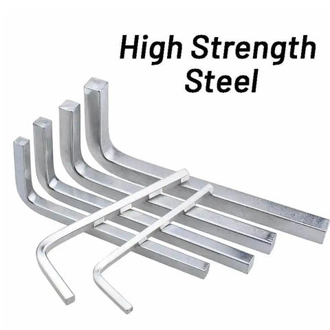 Square Head Wrench Set With L Shaped Wrenches 3mm 4mm 5mm 6mm Handy Pocket Hole Screwdriver Kit For Furniture Assembly And Auto Repairs DIY Friendly Versatile Tool Kit For Everyday Fixes And Quick Home Projects.