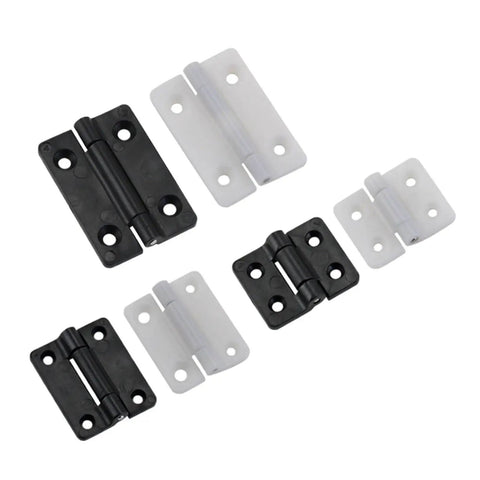 Plastic Torque Hinge Folding Industrial Hinge 1 Piece White 0.08 Nm Door Hardware For Cabinets And Equipment Heavy Duty