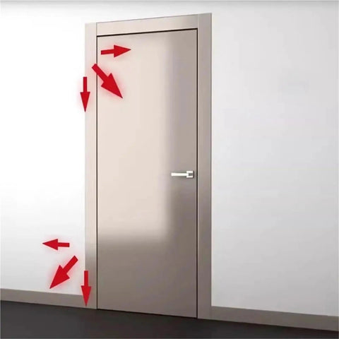 Installed Concealed Folding Door Hinges 180 Degree Adjustable Cross Style, silver hidden hinge hardware on interior door