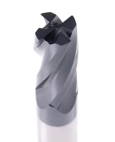 M42 8 Percent Cobalt TiAlN Finishing End Mill For CNC Center Cutting With Half Inch Shank And Half Inch Cutting Diameter