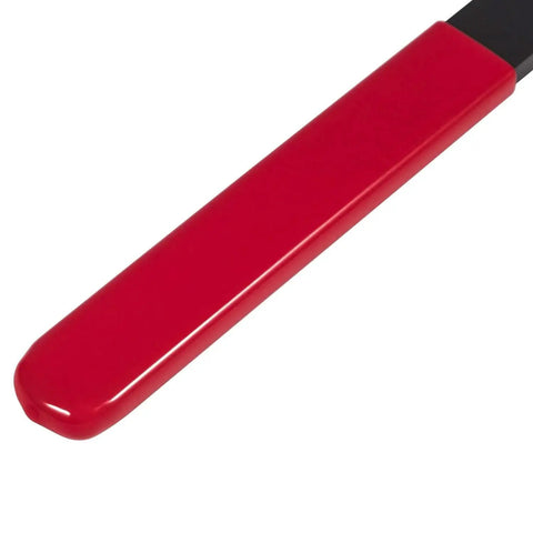 Red plastic cam pulley holding tool handle with black grip for automotive OHC engines